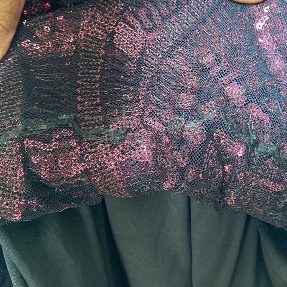 Premier Amour Embellished Sequin Party Cocktail  Sleeveless Crew Neck Size 14 - Picture 11 of 17